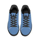 Lake Blue Mens Low Top Leather Sneakers