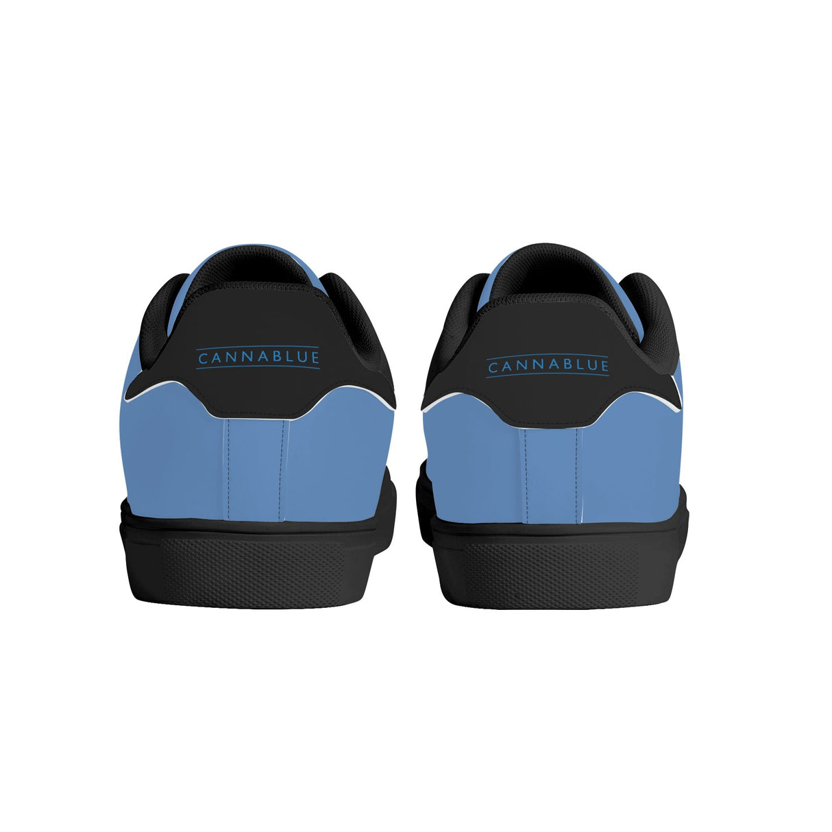 Lake Blue Mens Low Top Leather Sneakers