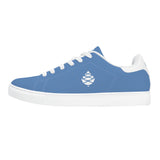 Lake Blue Mens Low Top Leather Sneakers