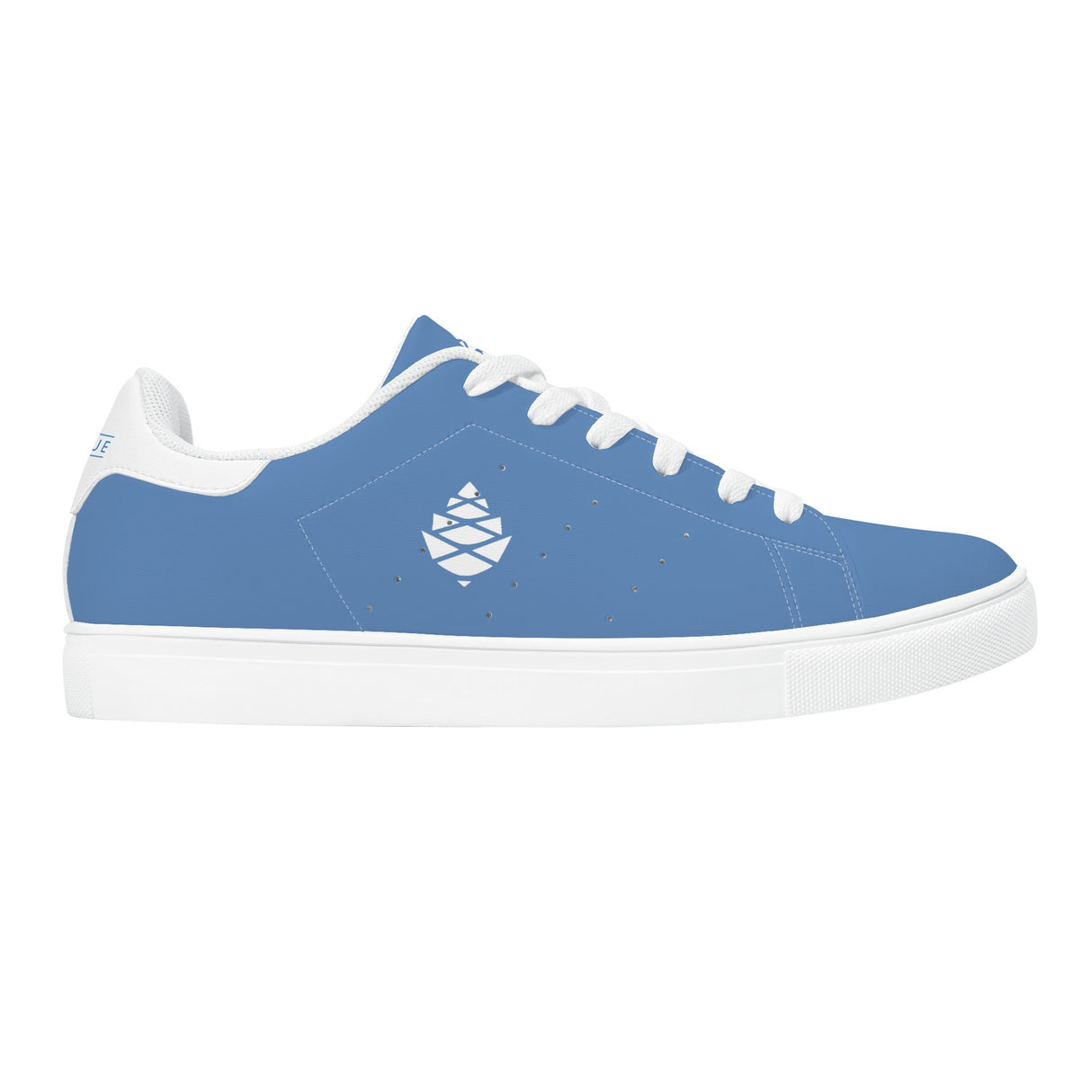 Lake Blue Mens Low Top Leather Sneakers