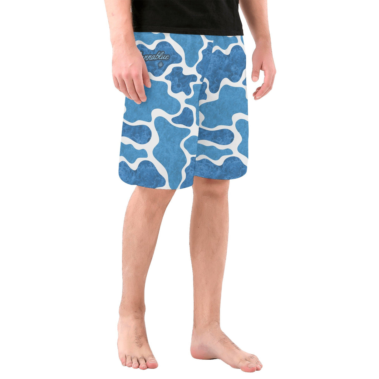 Cannaflauge Mens All Over Print Board Shorts