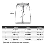 Hashsquatch Mens Lightweight Beach Shorts