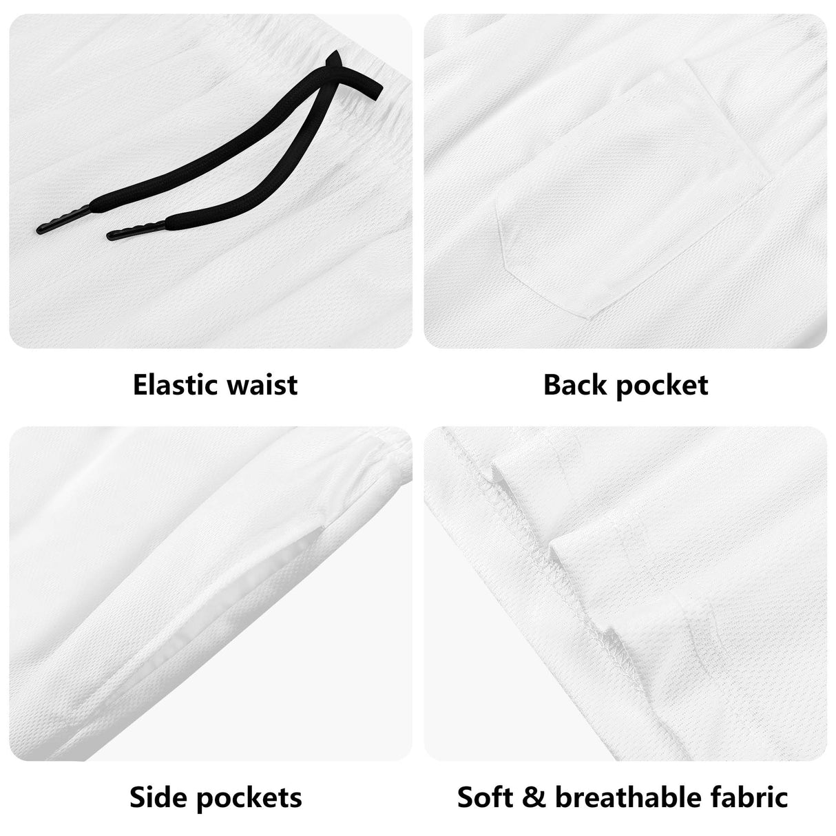 Hashsquatch Mens Lightweight Beach Shorts