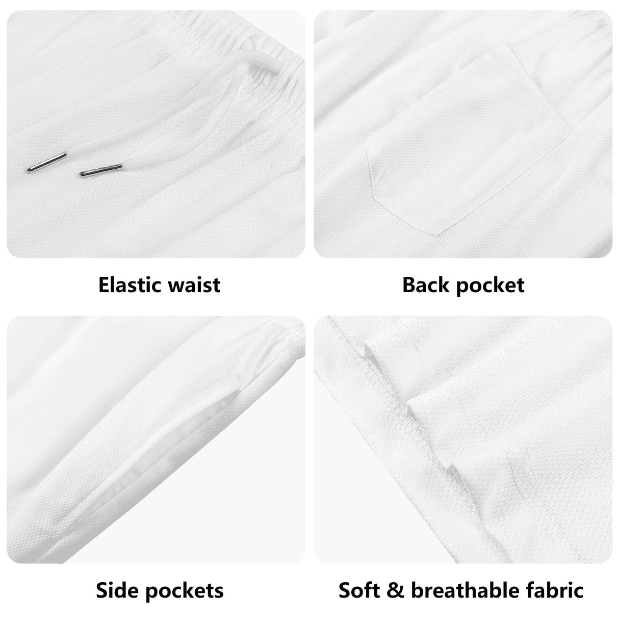 Hashsquatch Mens Lightweight Beach Shorts