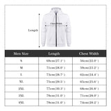 Half n Half Mens All Over Print Zip Up Hoodie