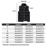 The South Lake Mens Warm Stand Collar Zip Up Puffer Vest