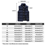 The South Lake Mens Warm Stand Collar Zip Up Puffer Vest
