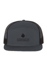 Classic blk Logo Seven-Panel Trucker Cap grey