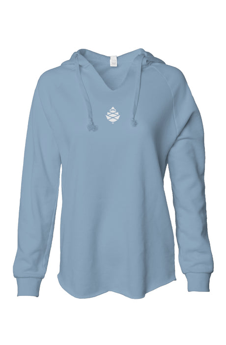 Heart Throb Womens Lightweight  Wash Hooded Sweats