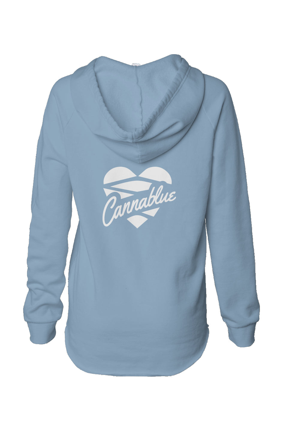 Heart Throb Womens Lightweight  Wash Hooded Sweats