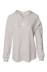 Heart Throb Womens Lightweight  Wash Hooded Sweats