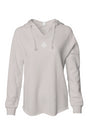 Heart Throb Womens Lightweight  Wash Hooded Sweats
