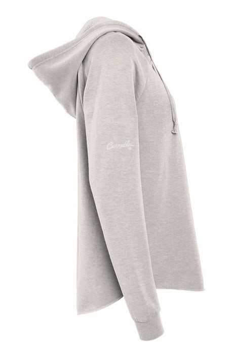 Heart Throb Womens Lightweight  Wash Hooded Sweats