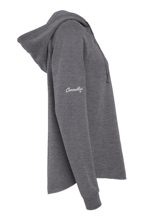 Heart Throb Womens Lightweight  Wash Hooded Sweats