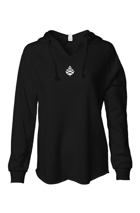 Heart Throb Womens Lightweight  Wash Hooded Sweats