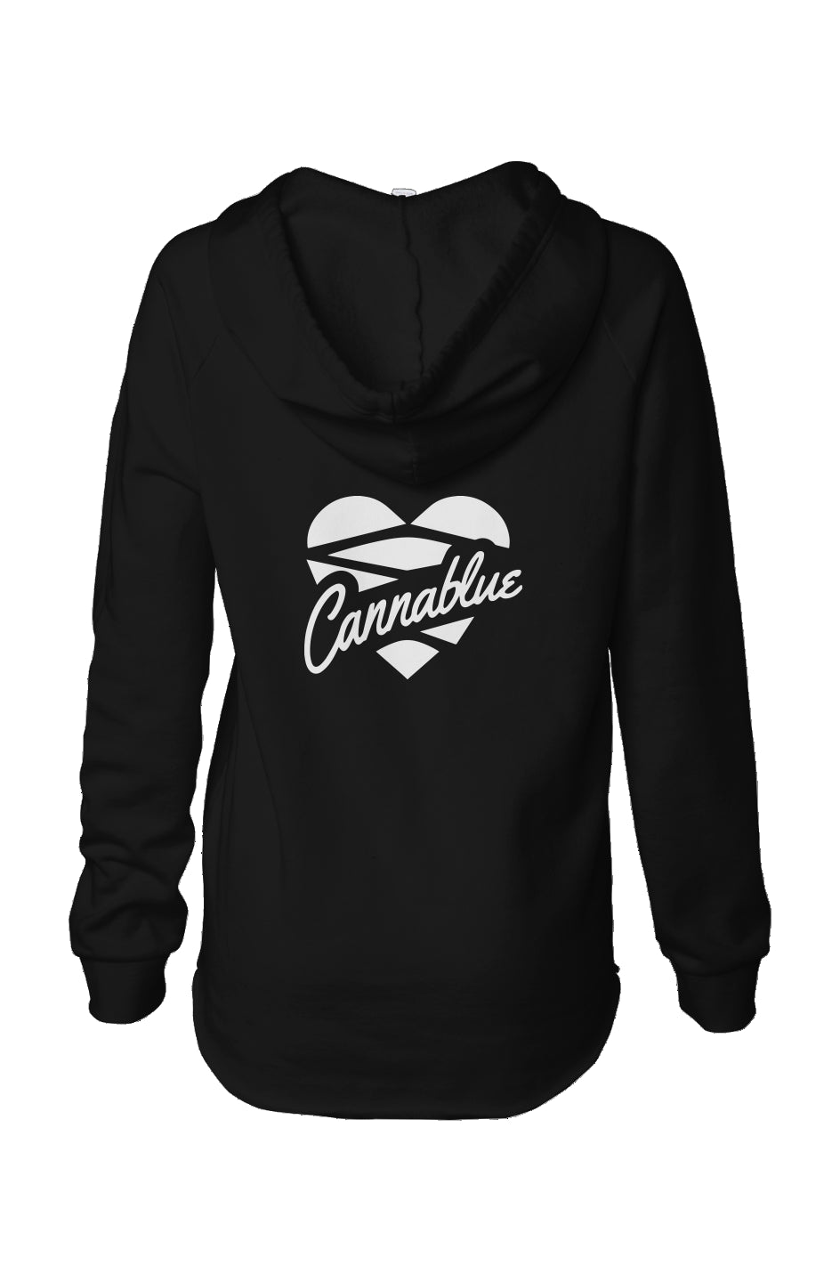 Heart Throb Womens Lightweight  Wash Hooded Sweats