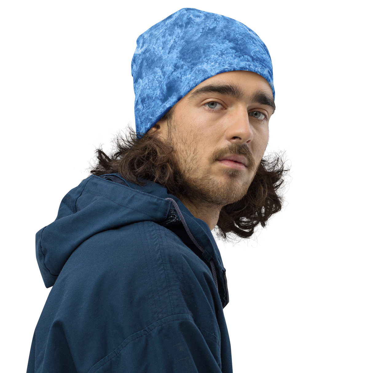 Lake Nug Pattern All-Over Print Beanie