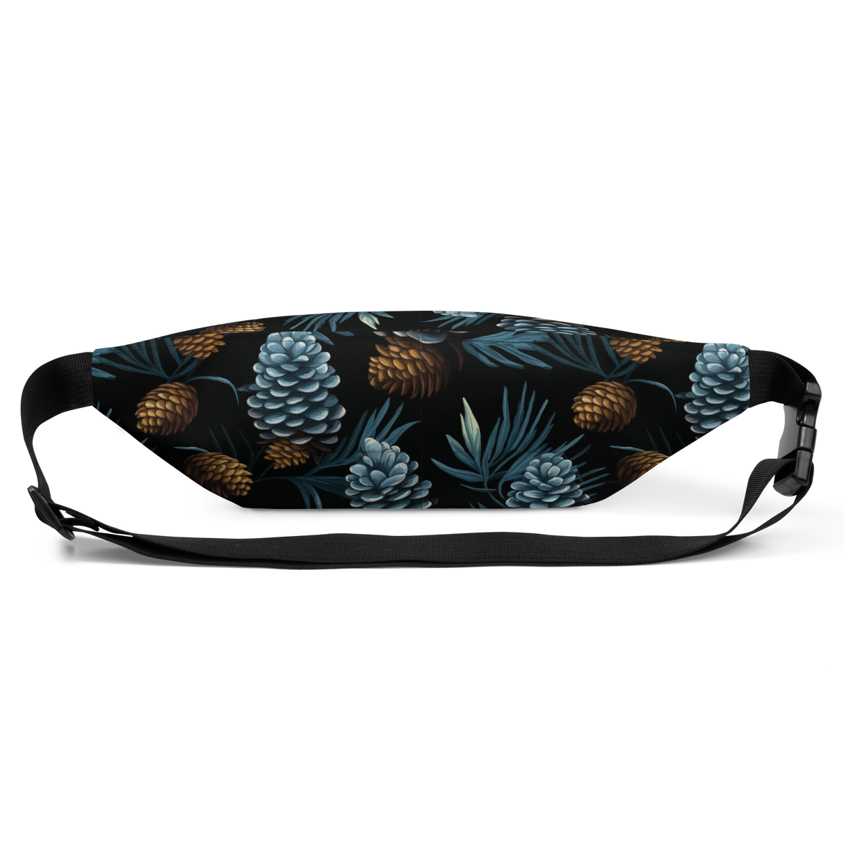 Cone Pine Pattern Script Fanny Pack