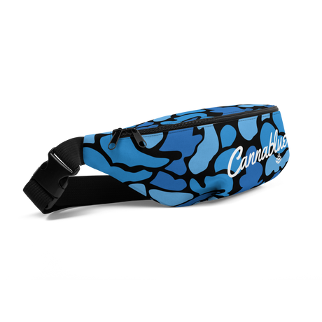 Camo Dark Script Fanny Pack