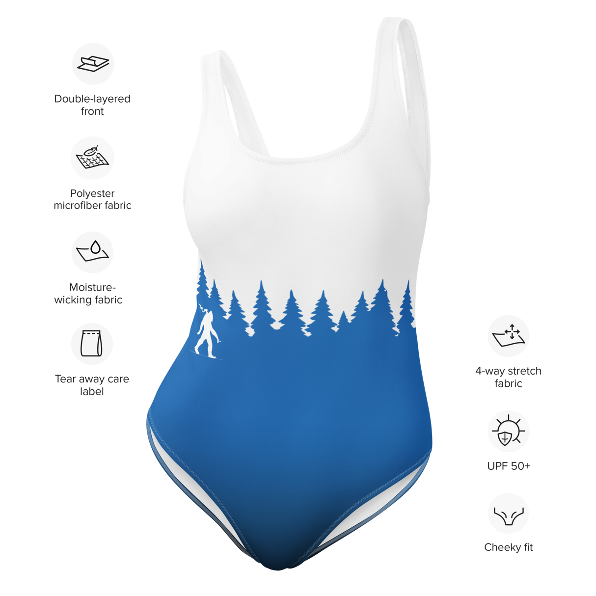 Hashsquatch One-Piece Swimsuit