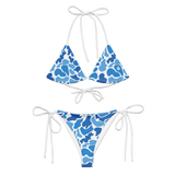 CannaFlauge Light All-over print recycled string bikini