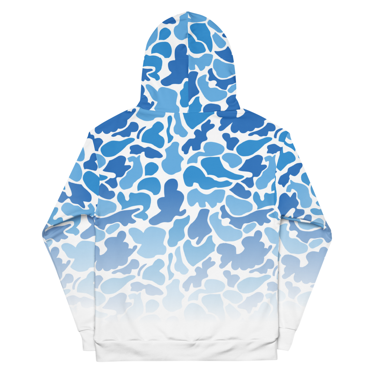 Camo Cone Fade White Unisex Hoodie