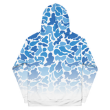Camo Cone Fade White Unisex Hoodie