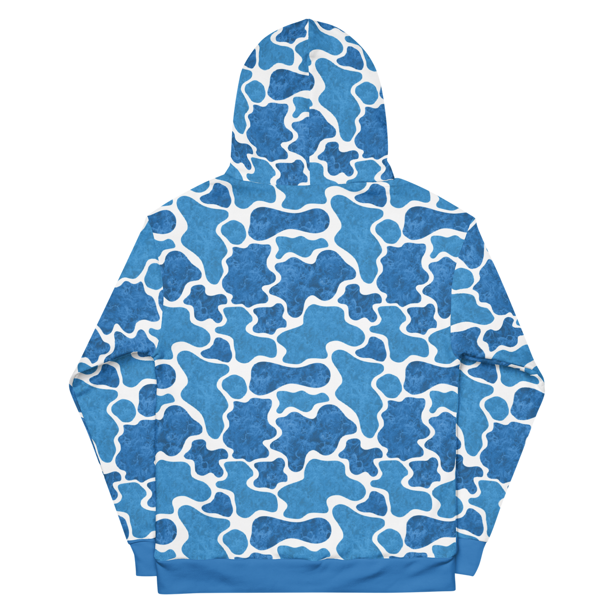Camo Script blue/wh  Hoodie