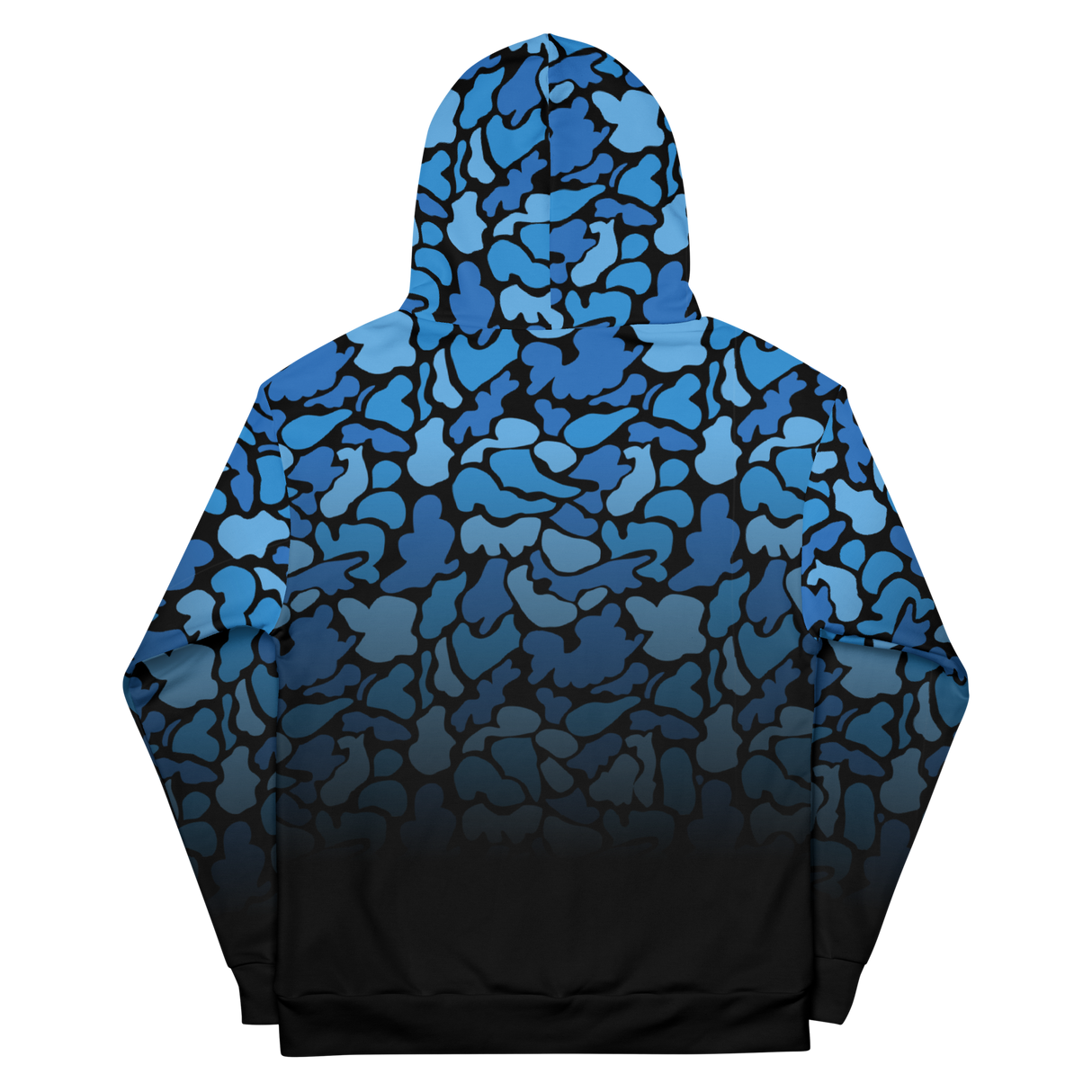 Camo Cone Fade Blk Unisex Hoodie