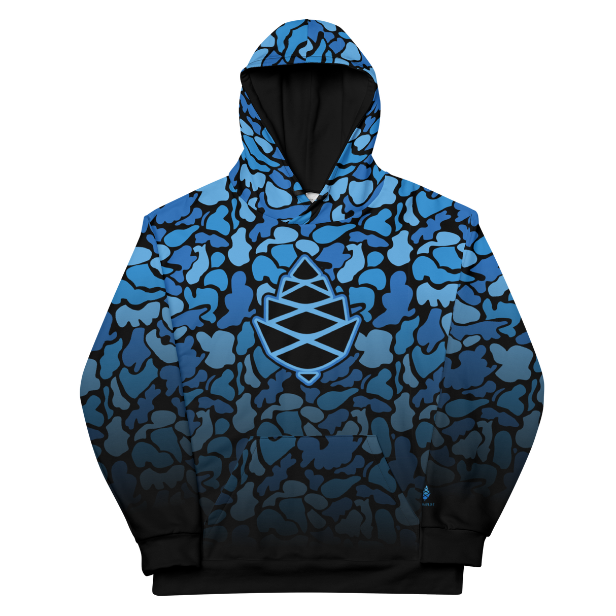 Camo Cone Fade Blk Unisex Hoodie
