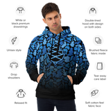 Camo Cone Fade Blk Unisex Hoodie