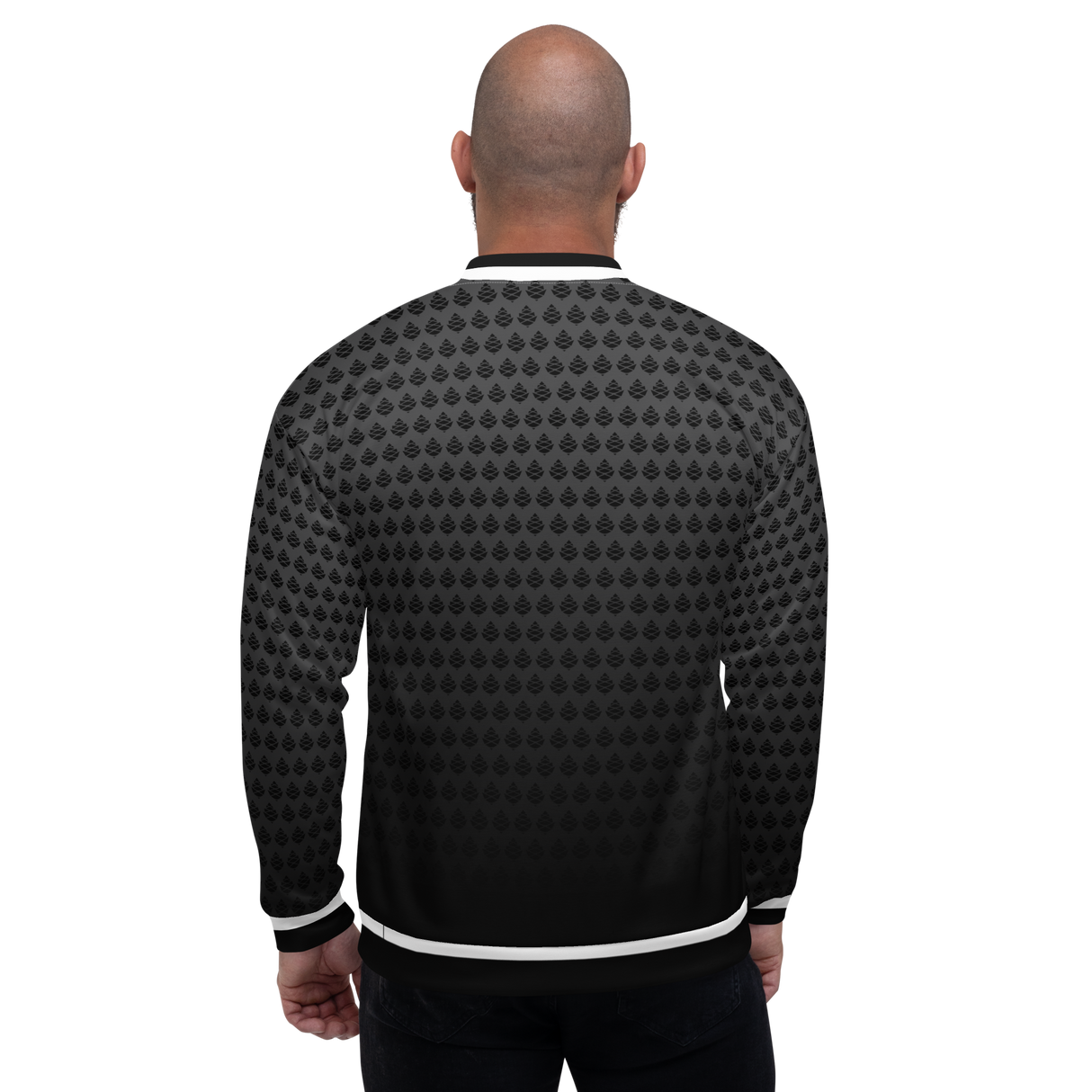 Cone Fade script Unisex Bomber Jacket