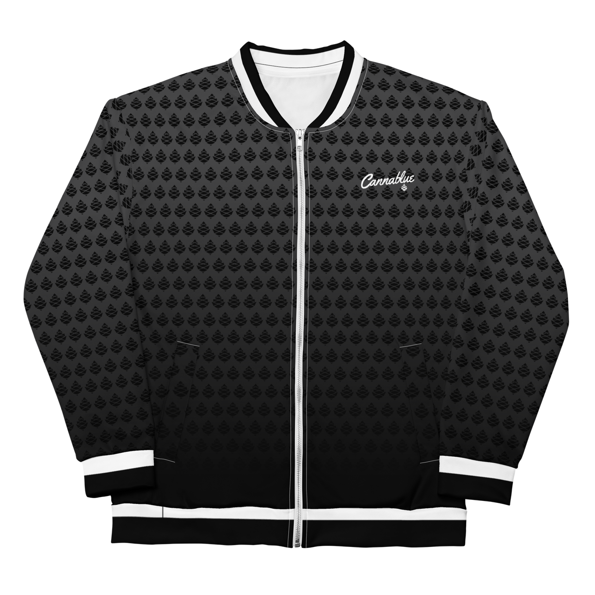 Cone Fade script Unisex Bomber Jacket