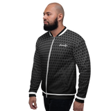 Cone Fade script Unisex Bomber Jacket
