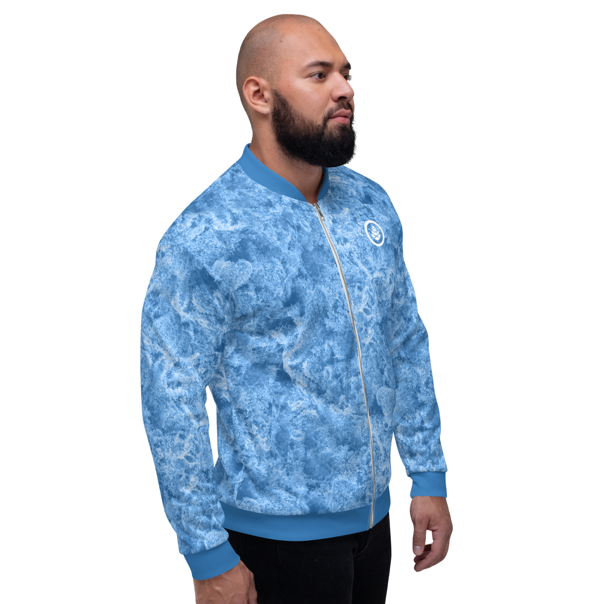 Lake Niug Pattern Unisex Bomber Jacket