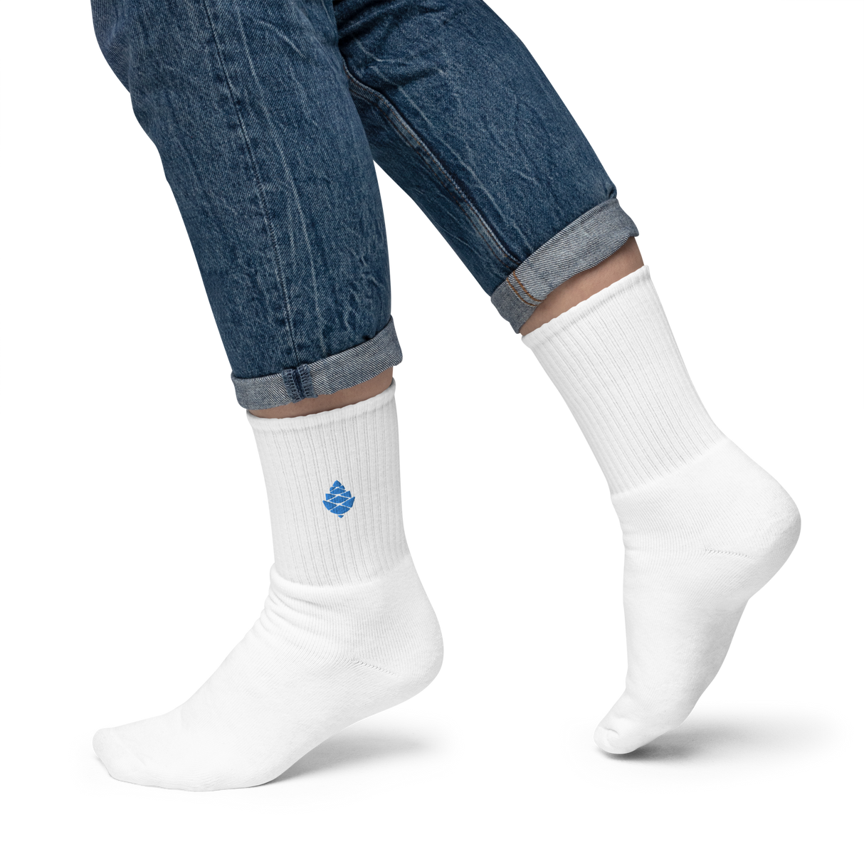 cone Embroidered socks