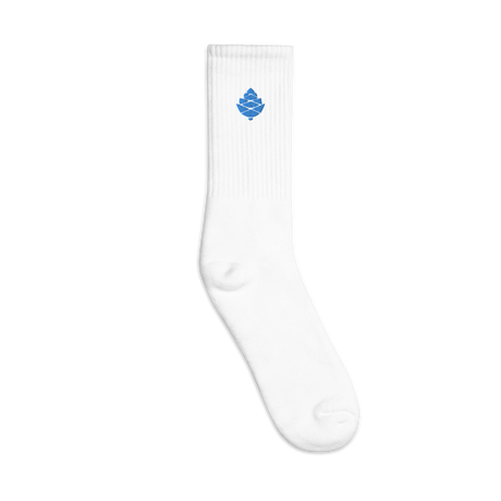 Cone Embroidered socks