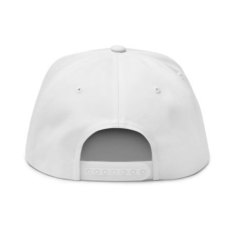 BIG CONE WHITE Flat Bill Cap