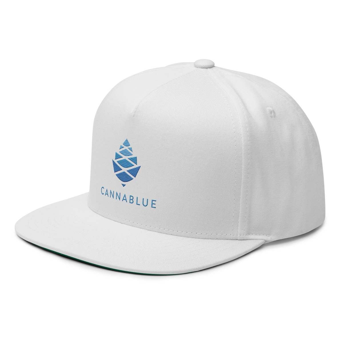 BIG CONE WHITE Flat Bill Cap