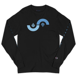 Curved Cone Men's blk Champion Long Sleeve Shirt