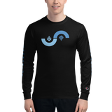 Curved Cone Men's blk Champion Long Sleeve Shirt