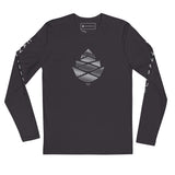 Cone Lines Long Sleeve Fitted Crew