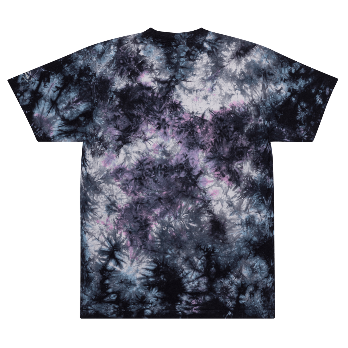 Script Oversized tie-dye t-shirt