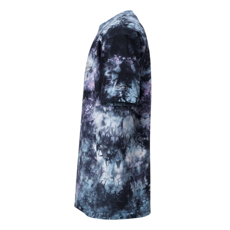 Script Oversized tie-dye t-shirt
