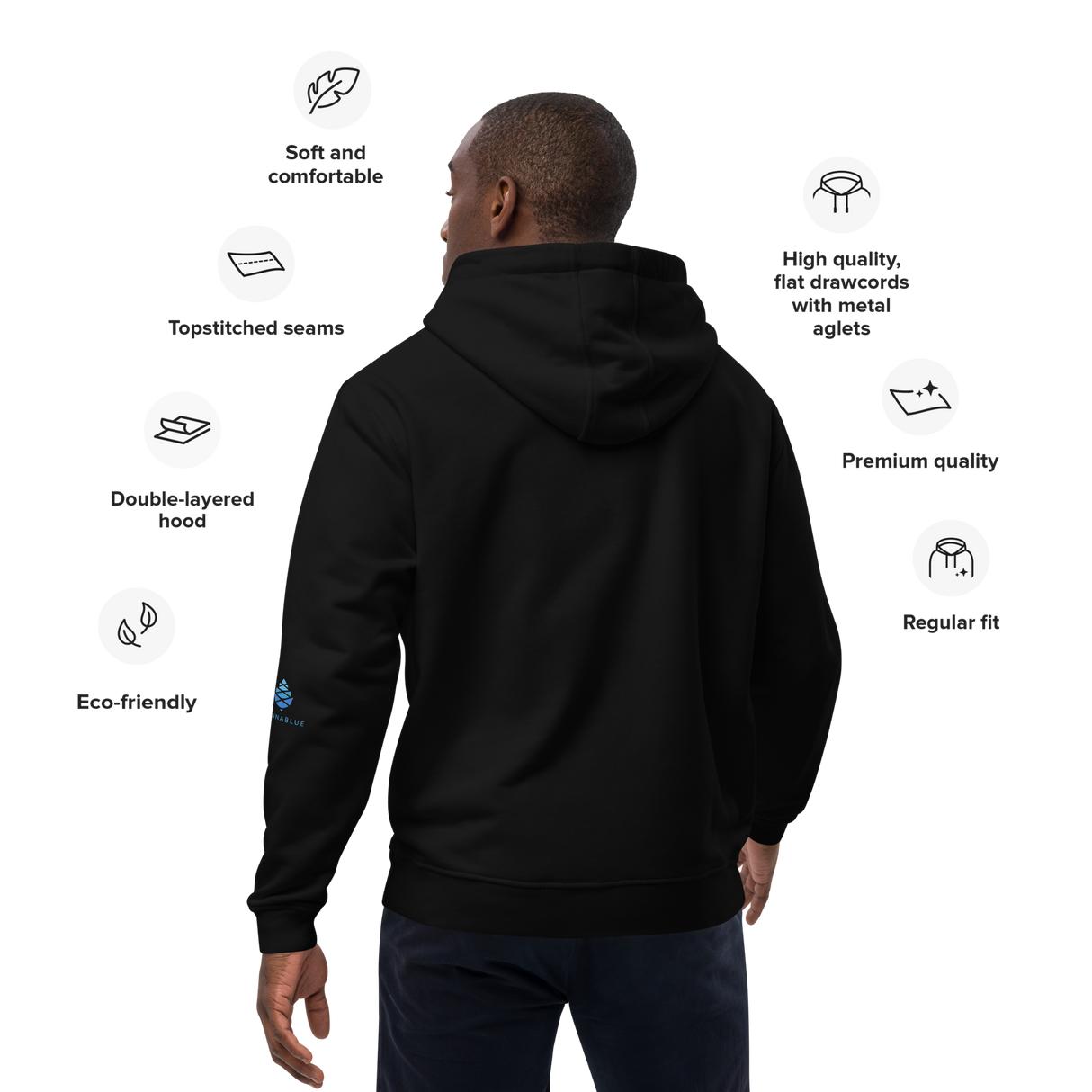 THE SOUTH LAKE Premium eco hoodie