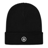 Circle Cone Ribbed knit beanie