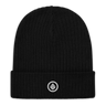 Circle Cone Ribbed knit beanie
