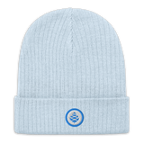 Circle Cone Ribbed knit beanie