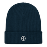 Circle Cone Ribbed knit beanie