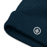Circle Cone Ribbed knit beanie